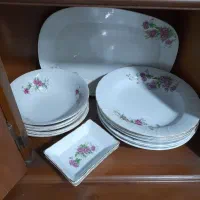 ظروف چینی گلسرخی