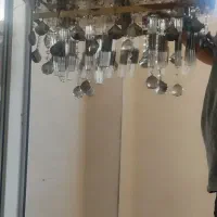 فروش فوری لوستر کریستالی|لوستر و چراغ آویز|قم, بنیاد|دیوار