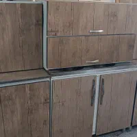 یک دست کابینت فلزی درب ام دی آف بسیارتمیز