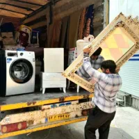 وانت و کامیون باربری با بسته بندی امن