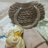 سفارش کیف ها قلاب بافی با نخ مکرومه رافیا