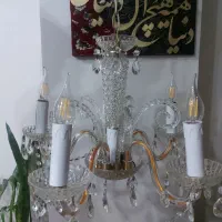 لوستر ۵شاخه کریستال