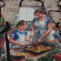 پیشبند آشپزخانه کتان|سفره، حوله، دستمال آشپزخانه|اهواز, علی آباد|دیوار