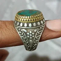انگشتر نقره فیروزه 925  نقد قیمت 8 ملیون سراوان