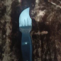 چاقو ۳ خط دسته شاخ