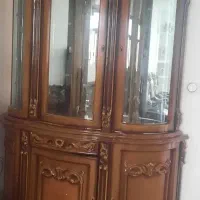 ویترین چوب وآیینه|بوفه، ویترین، کنسول|قم, طلاب غیر ایرانی|دیوار