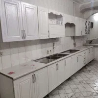 کابینت ممبران/سفیدطرح کلاسیک/درب خشتی/طلایی/کدu6|مصالح و تجهیزات ساختمان|کرمانشاه, |دیوار