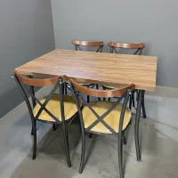 میزوصندلی فلزی رستورانی