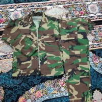 لباس‌ ارتشی‌ نونو‌ و شلوارمشکی‌ درحدنو