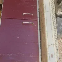 کابینت با سینگ با هود آشپز خانه کار کرده|آب‌چکان و نظم‌دهنده ظروف|خرم‌آباد, |دیوار
