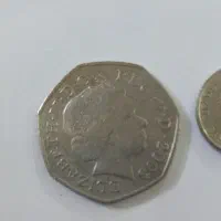 سکه نیم پوند الیزابت