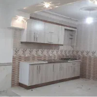 کابینت رنگ طلایی رگدار و طوسی کد ۳۱۴۱۴۵|مصالح و تجهیزات ساختمان|رشت, پیرکلاچای|دیوار