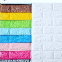 پخش مستقیم دیوارپوش فومی پشت چسبدار طرح آجر سفید|خدمات پیشه و مهارت|شهرضا, |دیوار