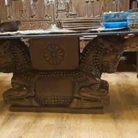 سرویس مبل ۸ نفره نهارخوری و نیم ست پذیرایی ۵ نفره|مبلمان خانگی و میز عسلی|کرج, جهانشهر|دیوار