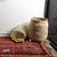 فروش انواع سبد / گلدان حصیری دست‌باف