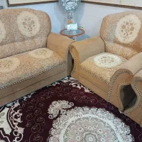 مبل هفت نفره کاملا سالم|مبلمان خانگی و میز عسلی|بافق, |دیوار