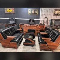 مبلمان اداری نیمست چستر فوم سرد میز و صندلی دفتر|دفتر کار|بندرعباس, |دیوار