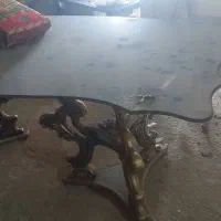 شیشه نهار خوری ومبلمان