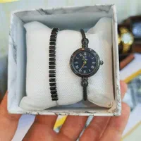 ست ساعت و دستبند مشکی محرمی