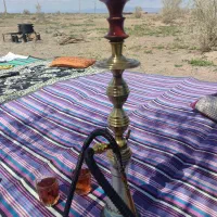 قلیون برنجی کار استاد (معماریان)