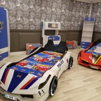 سرویس خواب ماشین پورشه ، تخت ماشینی نوجوان پسرانه