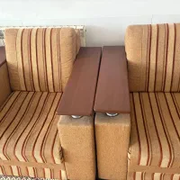 مبل 7نفره با میز شیشه ای|مبلمان خانگی و میز عسلی|گلوگاه, |دیوار