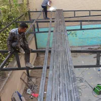 جوشکاری سیار اهن کاری نرده حفاظ|خدمات پیشه و مهارت|اصفهان, ارغوانیه|دیوار