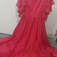 ست پیراهن مجلسی مادردختر سرخابی