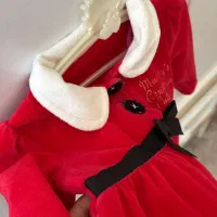 پیراهن دخترانه مخمل یلدایی|کفش و لباس بچه|ملایر, |دیوار