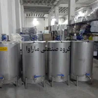 پروسس تانک - پاتیل 200 دو-سه جداره دیگ پخت شیر رب