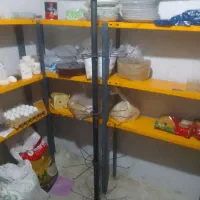 سه پایه بلند ۵ طبقه ای (علمک چرخشی) فلزی جوراب