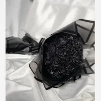 دسته گل روبانی