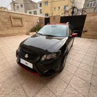 کوییک r مشکی قرمز متالیک در حد خشک