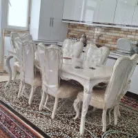 فروش ست مبل و غذا خوری وسرویس خواب سلطنتی درحد نو