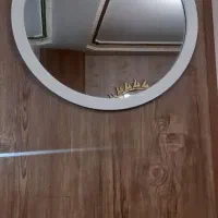 قاب آینه با قاب دور ۳ سانتی سفید