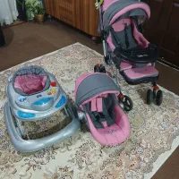 ست کالسکه کودک اسپرت مناسب دختر و پسر