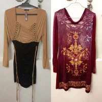 تعداد زیادی مانتو یلدایی و لباس مجلسی و ست کیف کفش|لباس|نسیمشهر, |دیوار