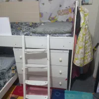 تخت دوطبقه کودک|تخت و سرویس خواب|همدان, |دیوار