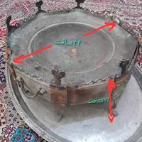 منقل برنجی روسی ۸ پایه|کلکسیون اشیاء عتیقه|تهران, سنگلج (شاپور)|دیوار