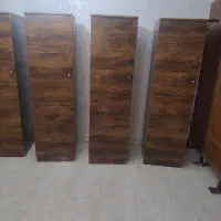 کمد چوبی جالباسی رگال دار با قفل