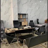 فروش میز و صندلی مدیریت دفترکار مبل نیمست پیشخوان|دفتر کار|زرین دشت (فارس), |دیوار