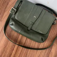 کیف چرم مشهد رنگ سبز