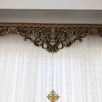 کتیبه پرده|پرده، رانر، رومیزی|بابلسر, |دیوار