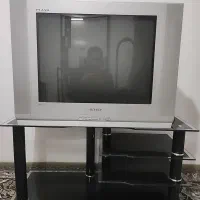 تلویزیون ۲۹ اینج کره ای صفحه تخت به همراه میز|تلویزیون و پروژکتور|فولادشهر, C4|دیوار