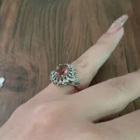 انگشتر نقره سنگ الکساندرت