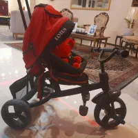 سه چرخه کودک اکبند نو همراه عروسک