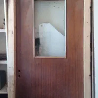 درب چوبی باچارچوب|مصالح و تجهیزات ساختمان|اردبیل, |دیوار