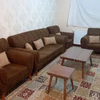 مبلمان ۷ نفره با ۲ عدد میز جلو مبلی|مبلمان خانگی و میز عسلی|فردیس, شهرک ناز|دیوار