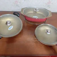 فروش سرویس ماهیتابه تفلون ۷ تیکه