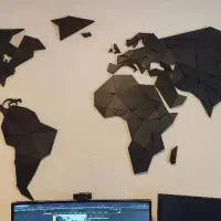 تابلو نقشه جهان